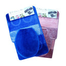 H & B Bathroom Mat 3pc Circles Assorted Colors, 3 ct (12 Pack)