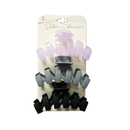Hair Clips Assorted Colors, 3 ct (12 Pack)