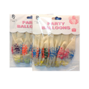 Balloons Happy Birthday Clear, 6 ct (12 Pack)