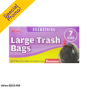 Ri-Pac, Trash Bags 7 ct, 33 gal (24 Pack)