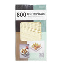 Toothpicks Wooden Box, 800 ct (12 Pack)