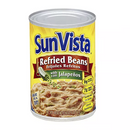 Sun Vista, Pinto Beans Refried Spicy, 16 oz (12 Pack)