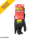 Komfort, Grip Work Gloves Medium Black (12 Pack)