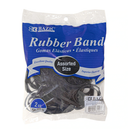 Bazic, Rubber Bands Black Assorted Sizes, 2 oz (36 Pack)