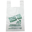 Member's Mark, T-Shirt Bags Reusable White, 200 ct (1 Pack)