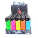 Ignitus, Lighter Fliptop Neon Assorted Colors (50 Pack)