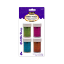 Glitter Shakers Assorted Colors, 4 ct, 1.12 oz (24 Pack)