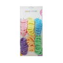 Hair Elastic Bands Mini Assorted Colors, 48 ct (12 Pack)