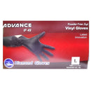 Diamond Gloves, Gloves Vinyl Black Large Powder Free, 100 ct (10 Pack)