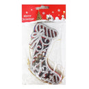 X-Mas Decor Shoe 4pc Assorted, 5 in (12 Pack)