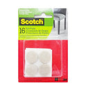 Scotch, Felt Pads Round, 16 ct (24 Pack)