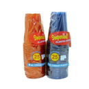 Plastic Cups Assorted Colors, 25 ct, 9 oz (48 Pack)