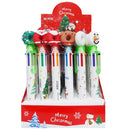 X-Mas Pen 6 Colors Assorted Design (36 Pack)