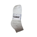 Men's Socks Ankle 10-13 Grey, 3 ct (12 Pack)