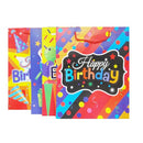 Gift Bags 3D Happy Birthday Medium Assorted (12 Pack)