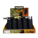 5-Flags, Pipe Side Torch Lighter Black (25 Pack)