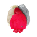 Ladies Beanie With Pom Pom Assorted Colors (12 Pack)