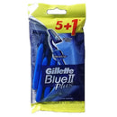 Gillette, Blue II Plus 5 + 1 Regular (12 Pack)