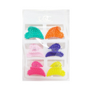 Hair Clips Small Assorted Colors, 6 ct (12 Pack)