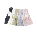 Claire, Ladies Pom Pom Hat Assorted (12 Pack)