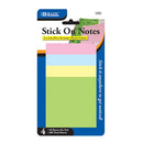 Bazic, Stick On Notes 50 Sheets Pastel Assorted (24 Pack)