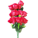 Rose Bouquet 18 Heads Red (12 Pack)