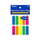 Stick On Arrow, Stick On Arrow, Flags 250 ct Neon, 10 ct (24 Pack)