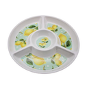 Melamine Serving Platter Lemon, 13.5 in (24 Pack)