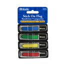 Bazic, Stick On Arrow Flags 4 ct Assorted, 100 ct (24 Pack)