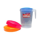 FamilyMaid, Pitcher Plastic Assorted Color Lids, 1 gal (24 Pack)