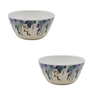 Melamine Cereal Bowl Floral Assorted, 6 in (24 Pack)