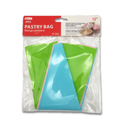 Pastry Bags 3Pc Assorted Colors, 12 in (24 Pack)