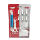 Kocina, Cake Decorating Set 14pc, 14 ct (24 Pack)