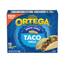 Ortega, Taco Shells White Corn, 4.9 oz (6 Pack)