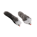 Pet Toy Grey Rat, 6 in (12 Pack)