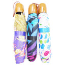 Umbrella Flowers Design Assorted, 9 in (12 Pack)