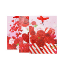 Valentine Gift Bags with Glitter Small Assorted (12 Pack)