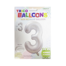Trico, Balloons Foil Silver