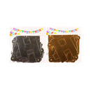 Silver, Banner Happy Birthday Gold & Silver (12 Pack)