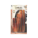 Comb Set Brown Assorted Size, 6 ct (24 Pack)