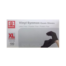 Gloves Vinyl Black Extra Large Powder Free, 100 ct (10 Pack)