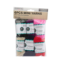 Knitting Yarn Assorted Colors, 6 ct, 60 g (12 Pack)