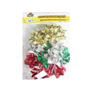 X-Mas Gift Bow Metallic Assorted, 12 ct, 2 in (24 Pack)
