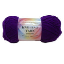 Knitting Yarn Dark Purple 100% Acrylic (10 Pack)