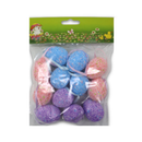 Easter Eggs 12 ct Foan Assorted Colors, 1.2 in (48 Pack)