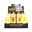 Candle Religious Flameless LED Assorted, 5 in (12 Pack)