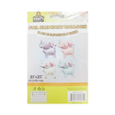 Balloons Foil 25 X23 Elephant Assorted (12 Pack)