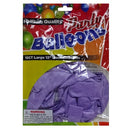 Party Balloons 10 ct Lavender Metallic, 12 in (12 Pack)