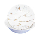 Melamine Bowl Marble Design, 6.5 in (24 Pack)