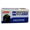 Ri-Pac, Large Trash Bags 20 ct, 33 gal (12 Pack)